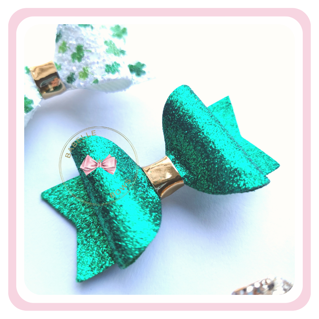 Clover Fields Trio of Pigtail Hair Bows