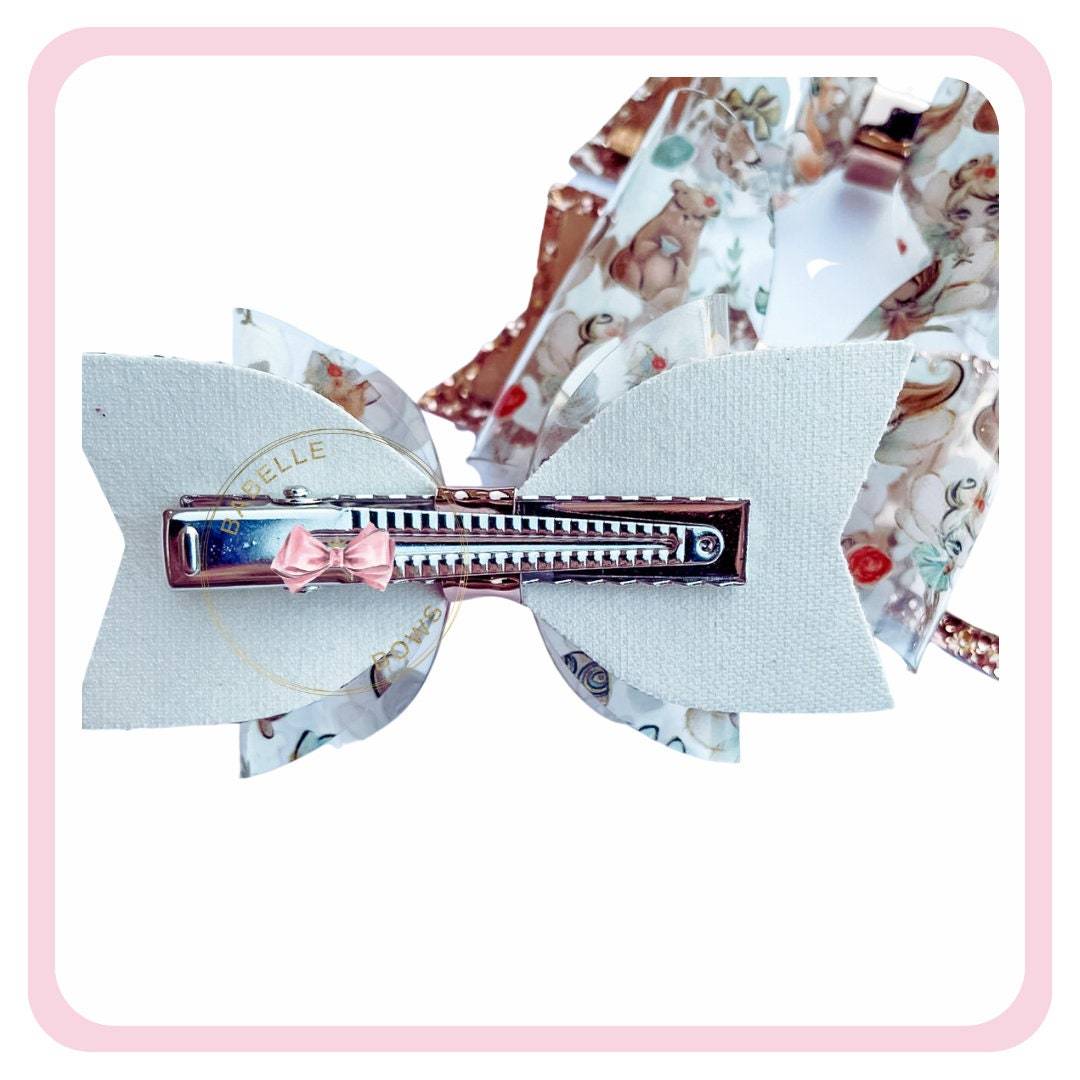 BaBelle Bows Hair Claws & Clips Rose Gold Autumn Fairies