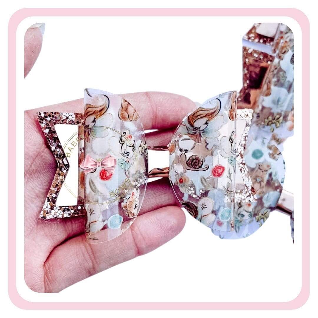 BaBelle Bows Hair Claws & Clips Rose Gold Autumn Fairies