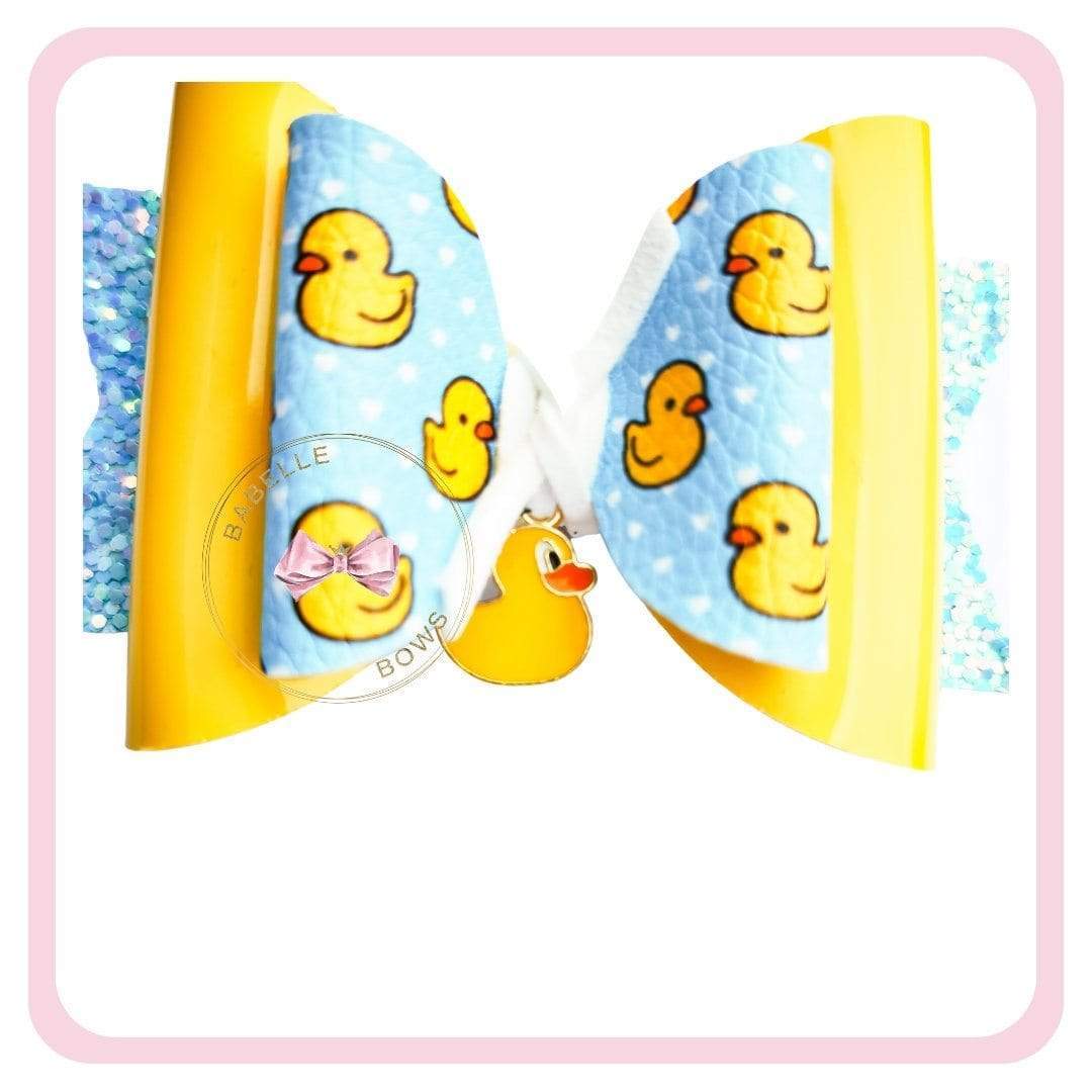 BaBelle Bows Hair Claws & Clips Rubber Duck Hair Bow