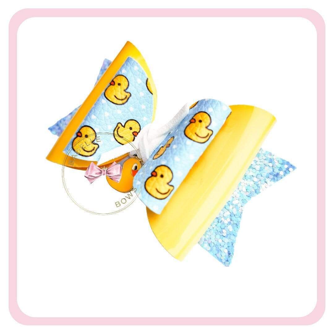 BaBelle Bows Hair Claws & Clips Rubber Duck Hair Bow
