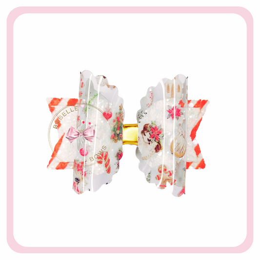 Angels Sing Christmas Hair Bow