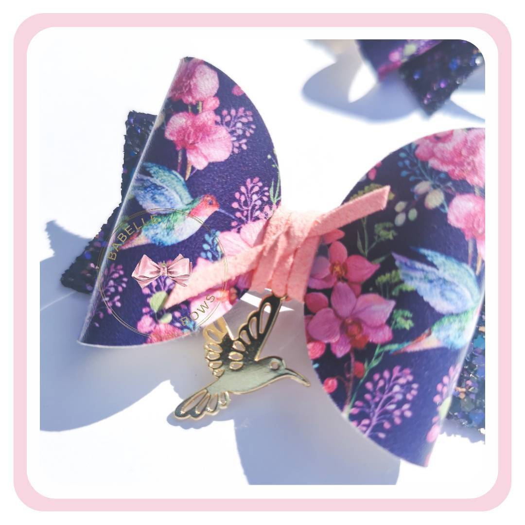 BaBelle Bows Hair Claws & Clips Hummingbird Hair Bow
