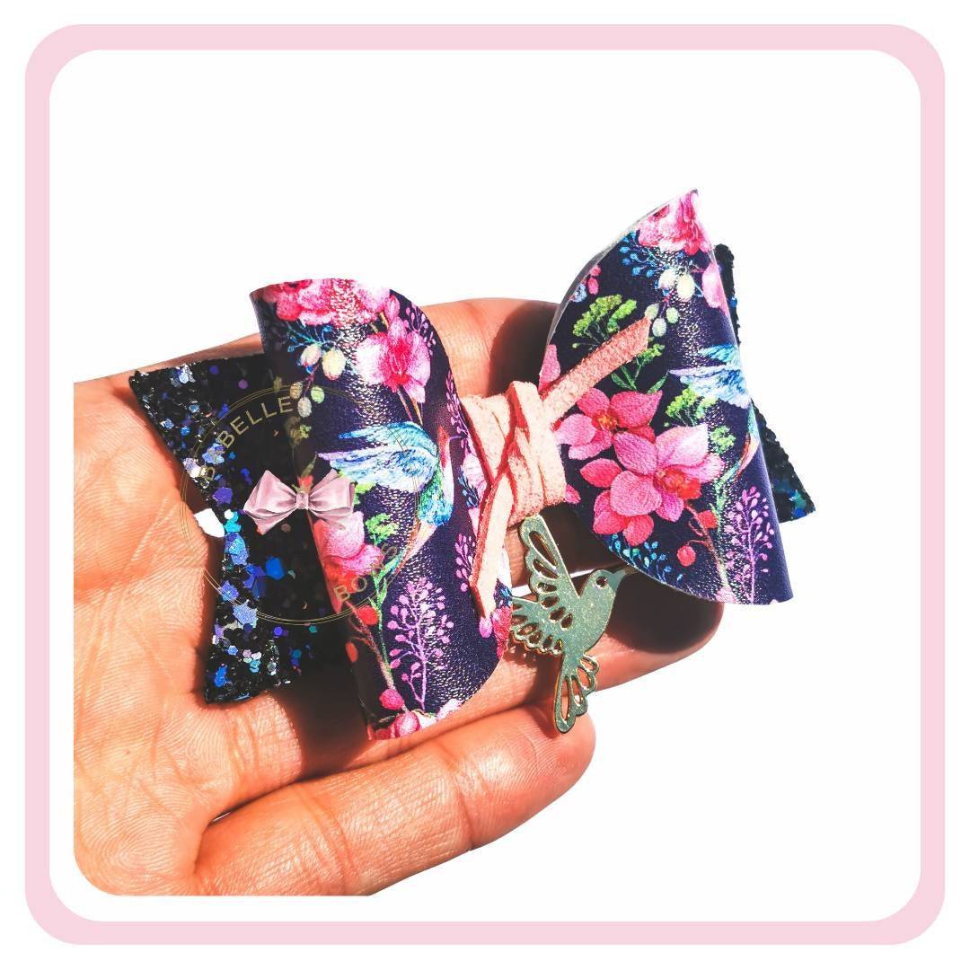 BaBelle Bows Hair Claws & Clips Hummingbird Hair Bow