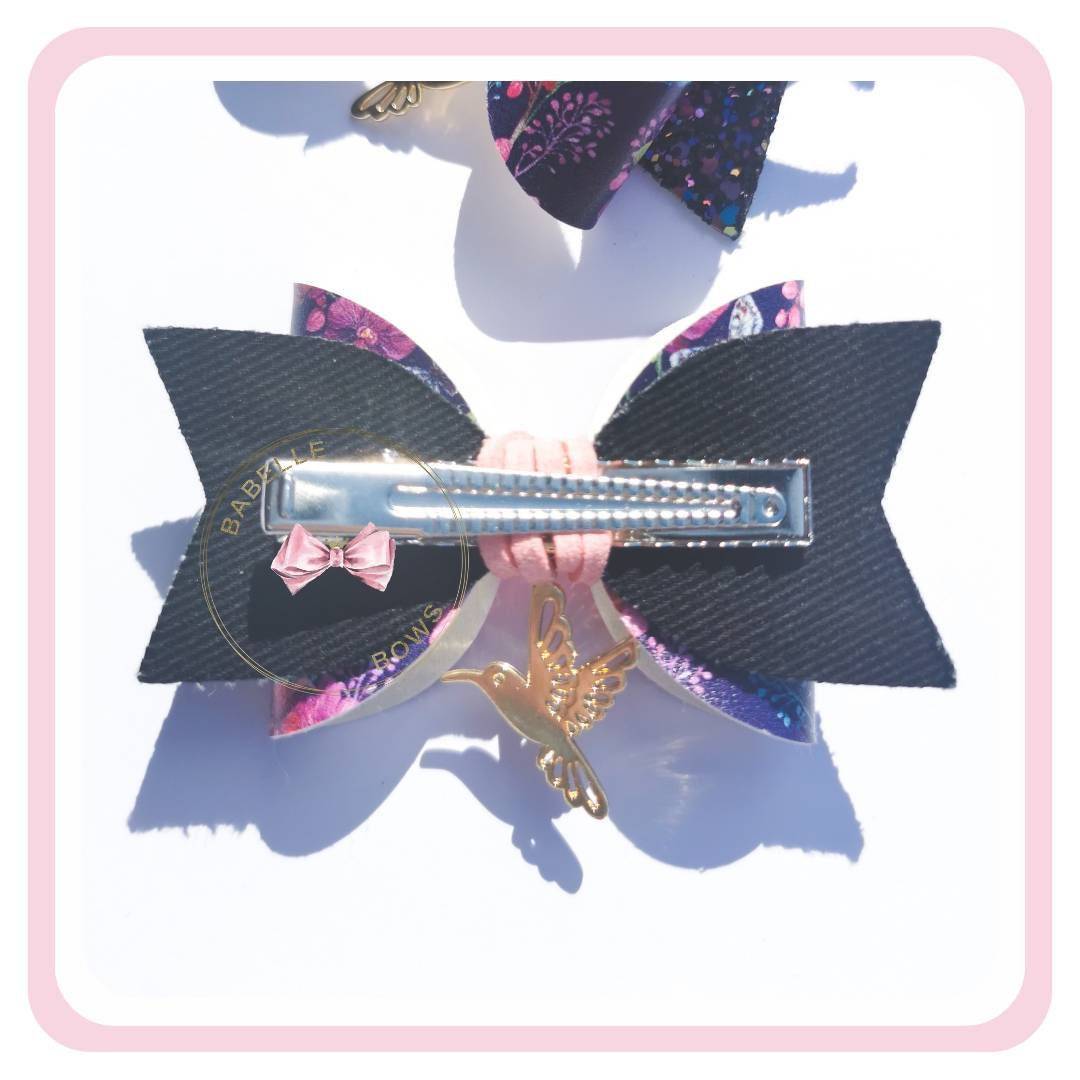 BaBelle Bows Hair Claws & Clips Hummingbird Hair Bow