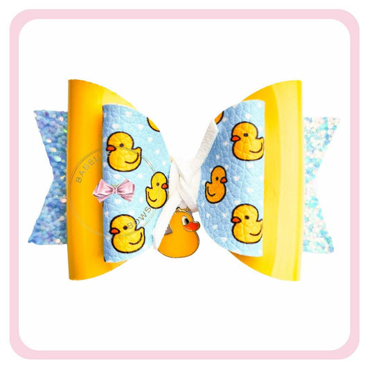 BaBelle Bows Hair Claws & Clips Rubber Duck Hair Bow